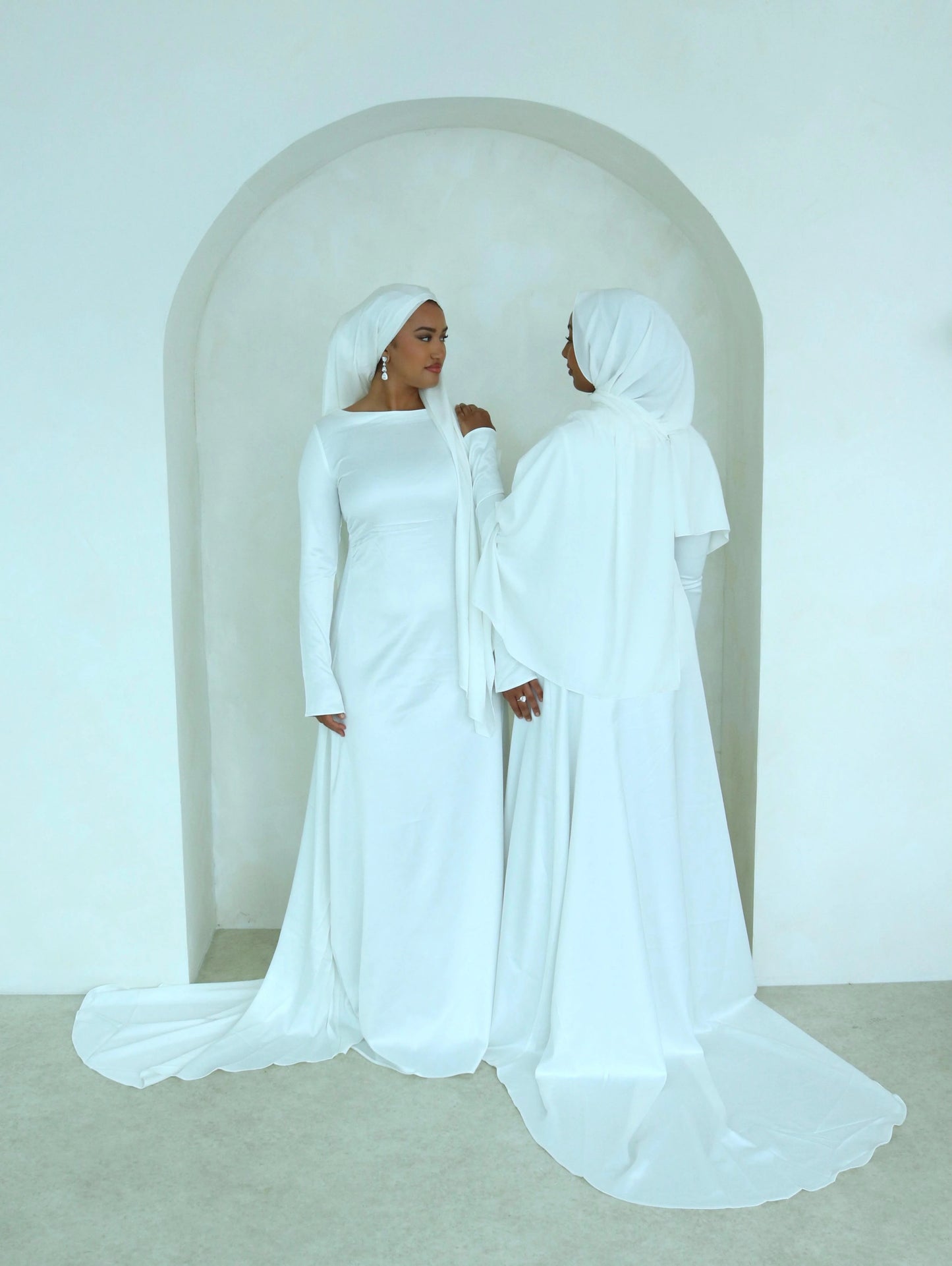 The Ultimate White Dress + Hijab Bundle