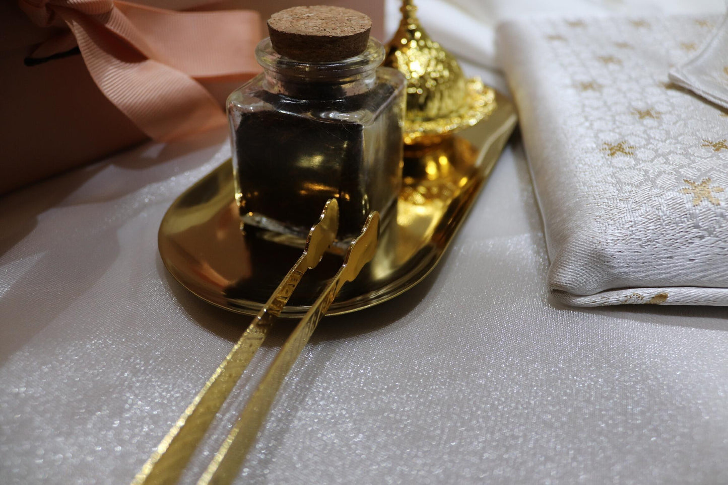 TBC Bakhoor Blend& Gold Bakhoor Burner Set-0